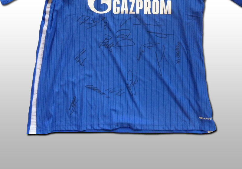  Signiertes Schalke Trikot 