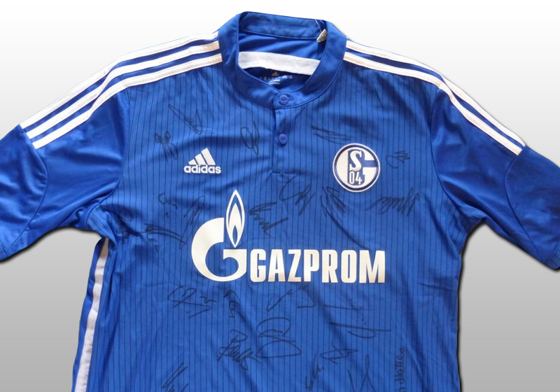  Signiertes Schalke Trikot 