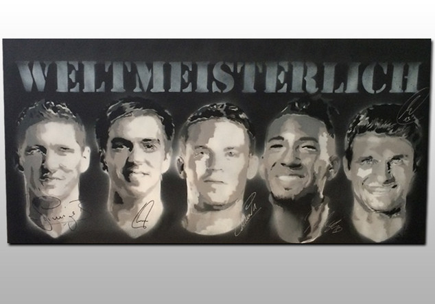 Signiertes WM-Kunstwerk   Signiertes WM-Kunstwerk