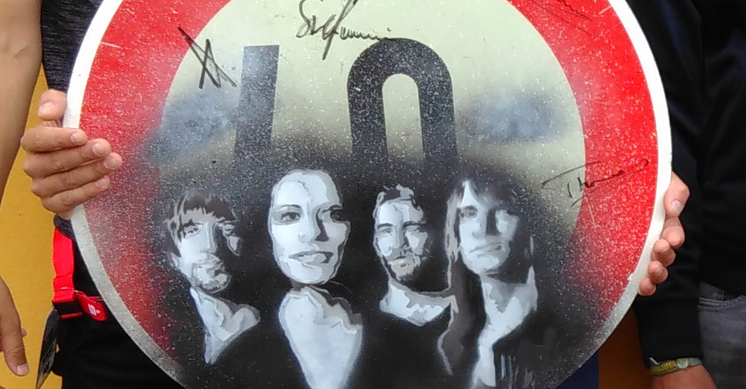  Silbermond Verkehrsschild 