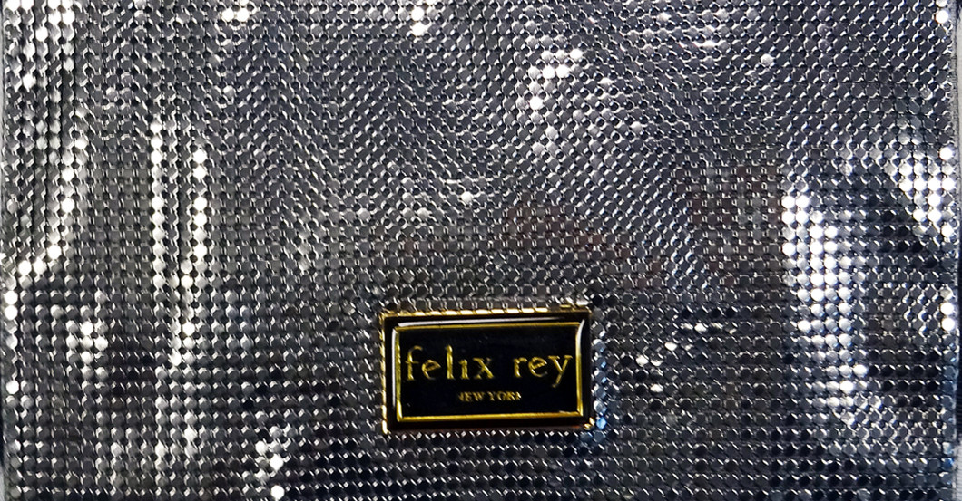 Silberne Clutch schwarz   Silberne Clutch schwarz