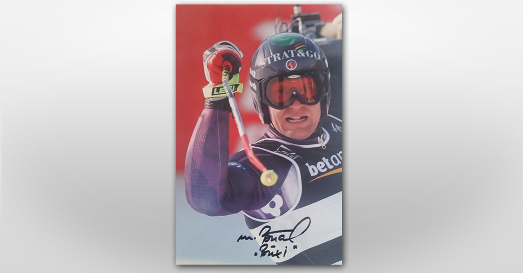  Skihelm Büchel getragen 