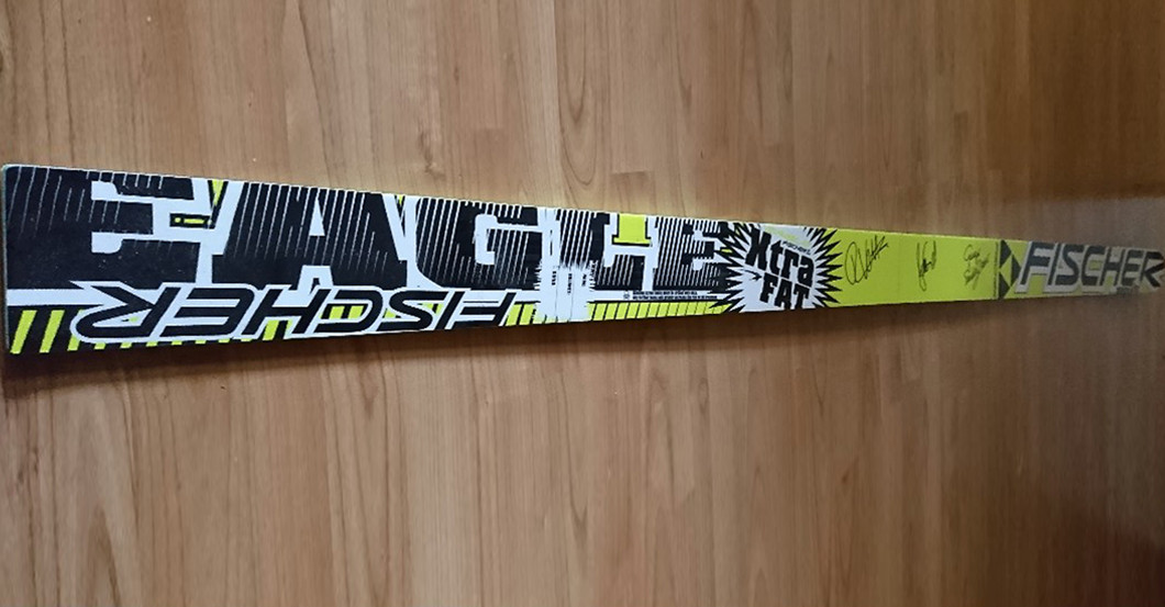  Skisprung Ski signiert 