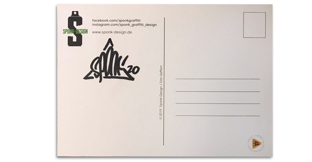 Sponk Kunstpostkarten   Sponk Kunstpostkarten