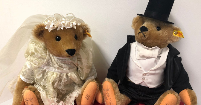  Steiff Brautpaar 