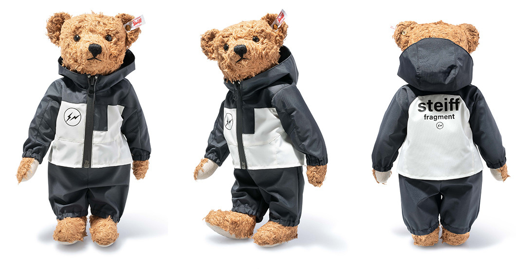 Hiroshi Fujiwara from Fragment designs Steiff Teddy Bear
