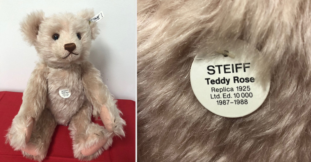  Steiff Teddy rose 