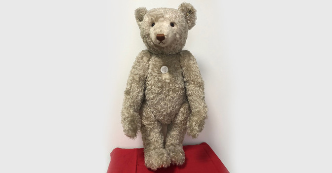 Steiff Teddy weiß   Steiff Teddy weiß