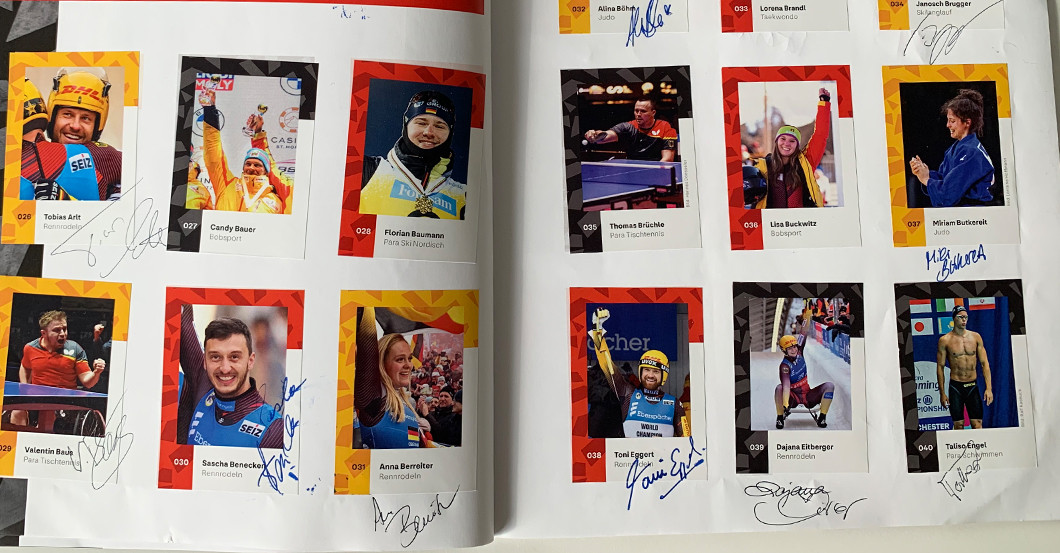 Stickerheft Sporthilfe    Stickerheft Sporthilfe