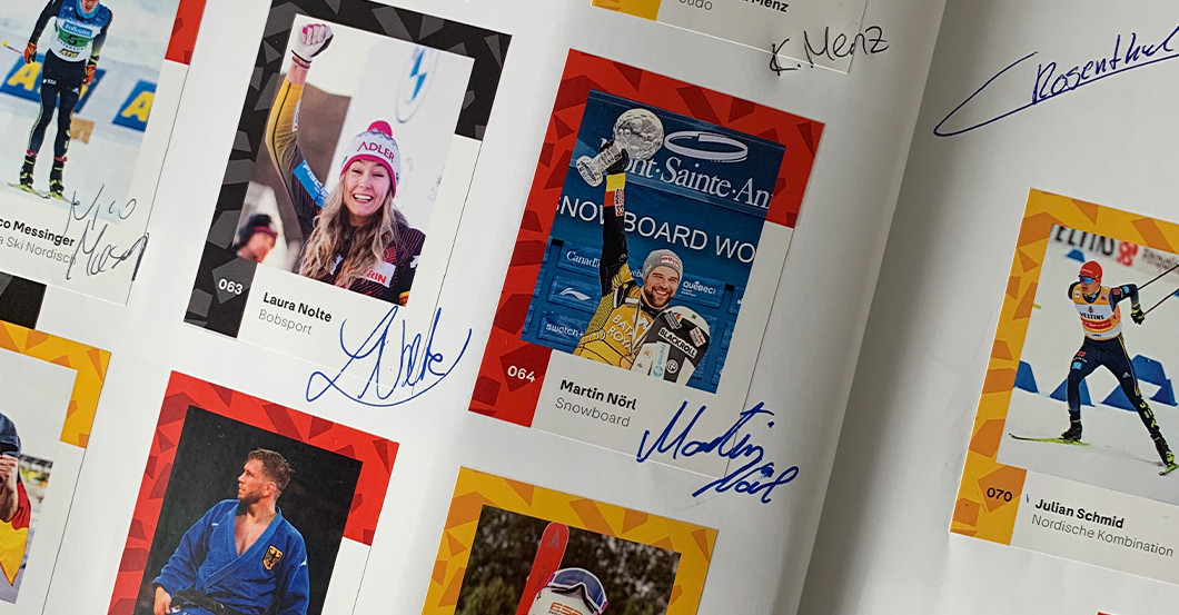 Stickerheft Sporthilfe    Stickerheft Sporthilfe