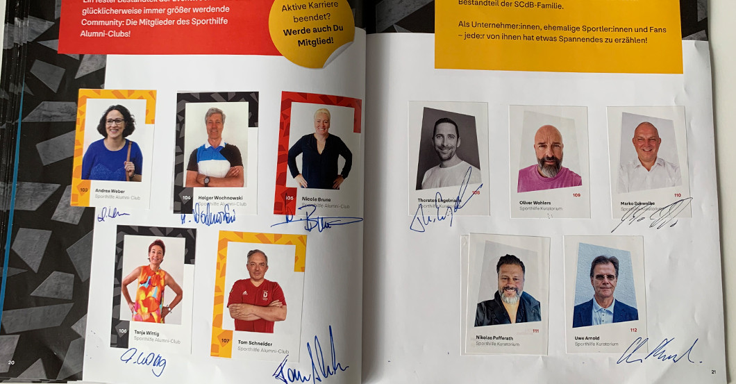 Stickerheft Sporthilfe    Stickerheft Sporthilfe