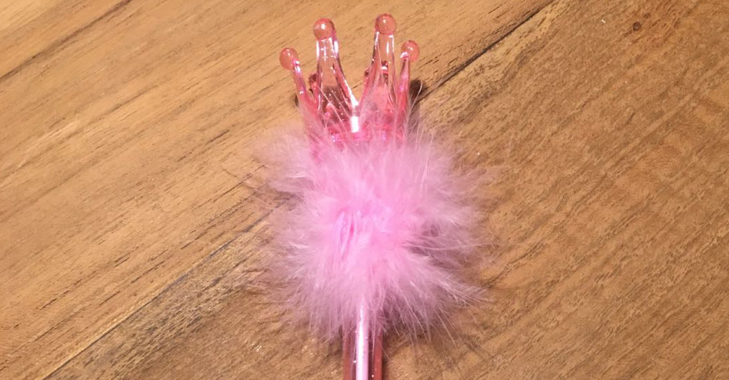 Stift Feder mit Krone   Stift Feder mit Krone