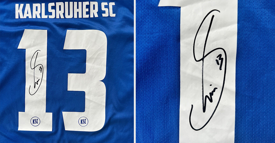 Stindl KSC Trikot   Stindl KSC Trikot