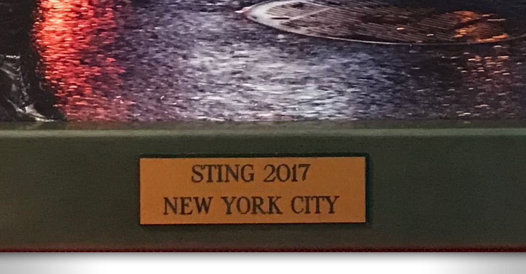  Stings signierte Platte 