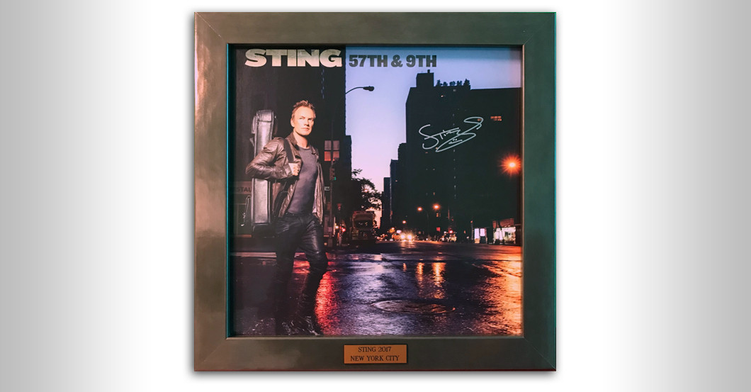  Stings signierte Platte 