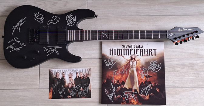 Subway Gitarre schwarz   Subway Gitarre schwarz