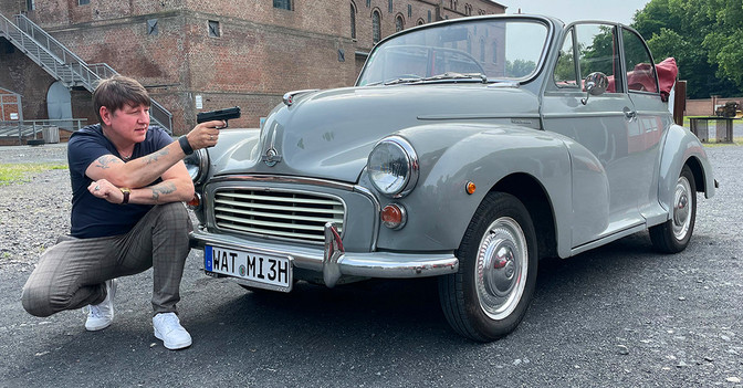  Taxifahrt Morris Minor 