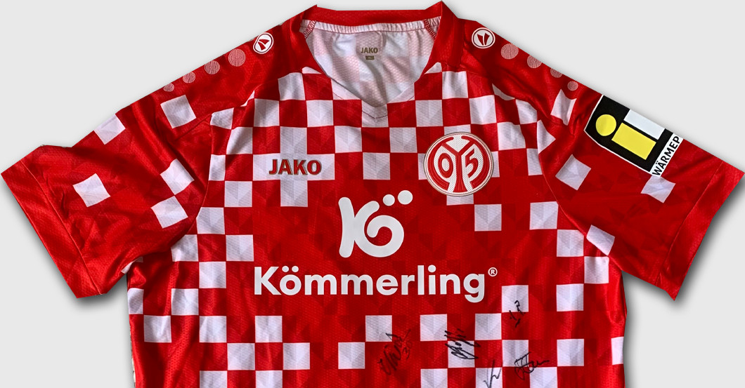 Teamsigniert Mainz Trikot   Teamsigniert Mainz Trikot