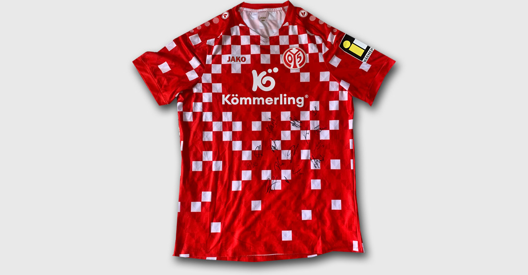 Teamsigniert Mainz Trikot   Teamsigniert Mainz Trikot