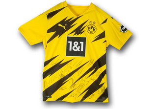  Teamsigniertes BVB Trikot  