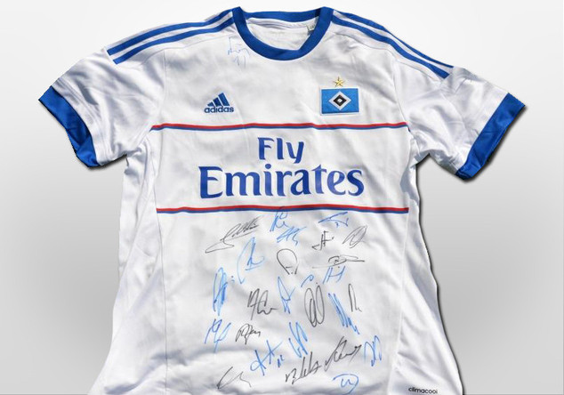 Teamsigniertes HSV Trikot   Teamsigniertes HSV Trikot