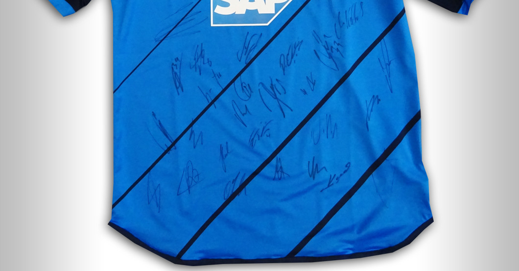 Teamsigniertes TSG Trikot   Teamsigniertes TSG Trikot