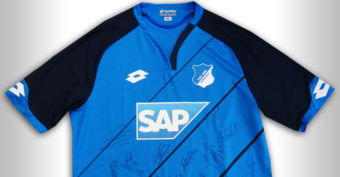 Teamsigniertes TSG Trikot   Teamsigniertes TSG Trikot