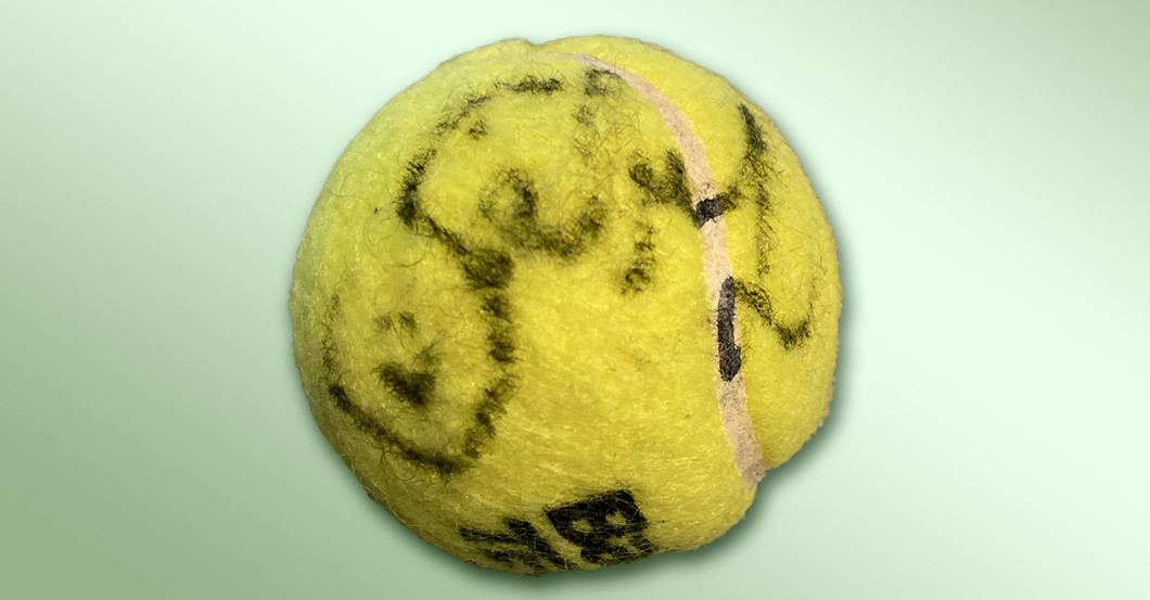 Tennisball Lisicki Brown   Tennisball Lisicki Brown