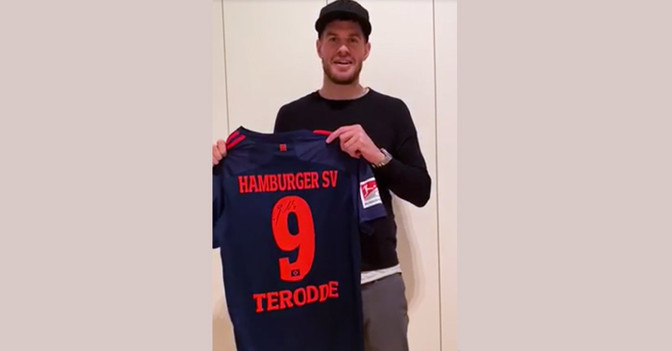 Terodde HSV Trikot   Terodde HSV Trikot