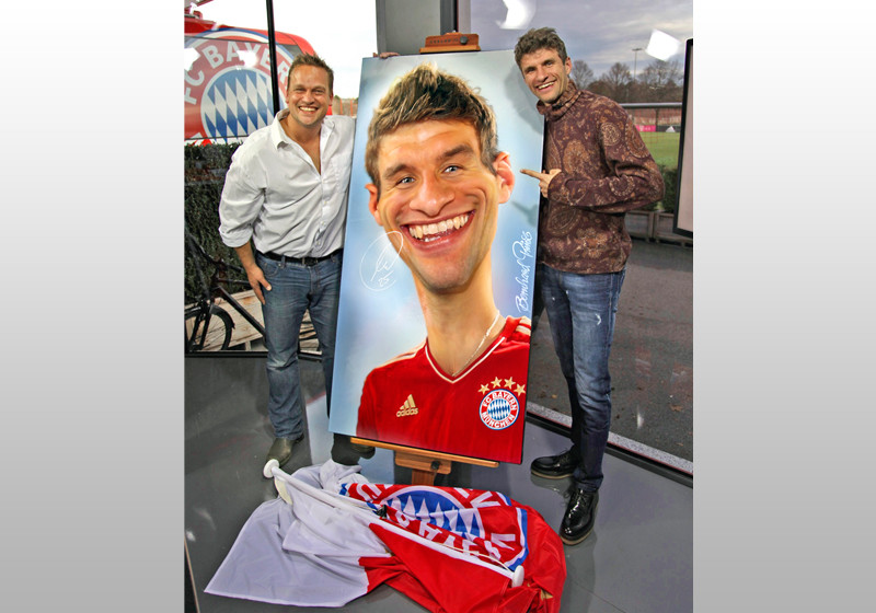 Thomas Müller Karikatur   Thomas Müller Karikatur