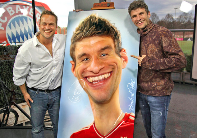 Thomas Müller Karikatur   Thomas Müller Karikatur