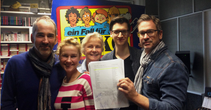  TKKG Drehbuch signiert 