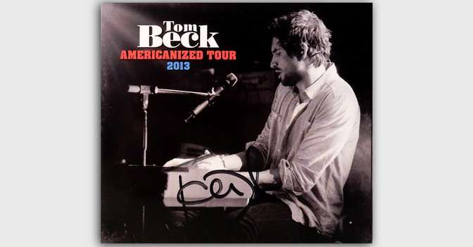  Tom Beck CD signiert  