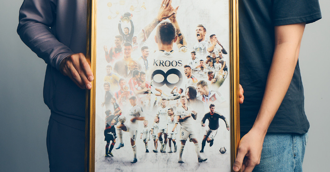 Toni Kroos Kunstdruck   Toni Kroos Kunstdruck