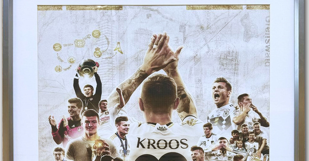 Toni Kroos Kunstdruck   Toni Kroos Kunstdruck