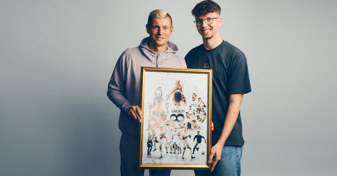 Toni Kroos Kunstdruck   Toni Kroos Kunstdruck