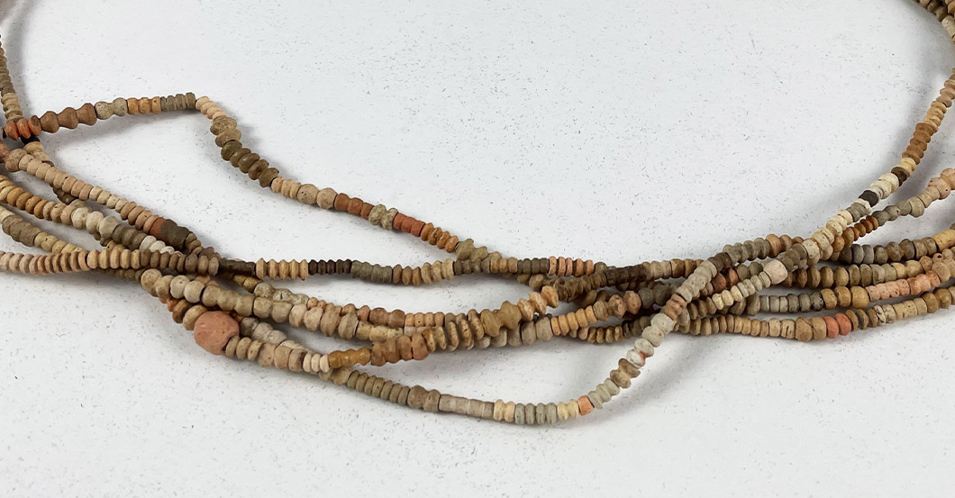 Tonperlenkette   Tonperlenkette