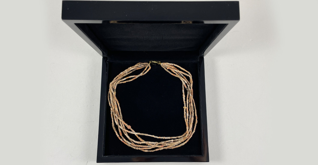 Tonperlenkette   Tonperlenkette