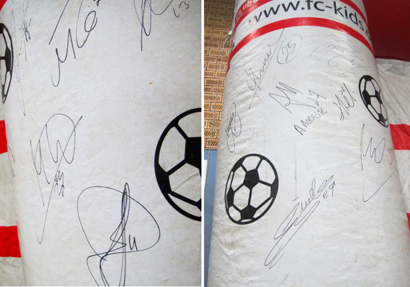 Torwand FC Köln signiert   Torwand FC Köln signiert