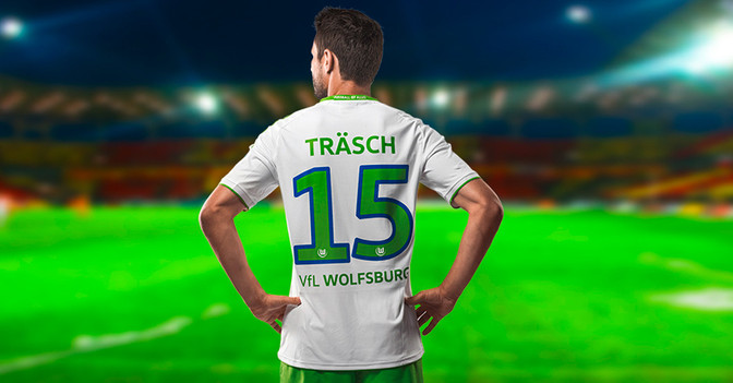 Träsch Wolfsburg Trikot   Träsch Wolfsburg Trikot