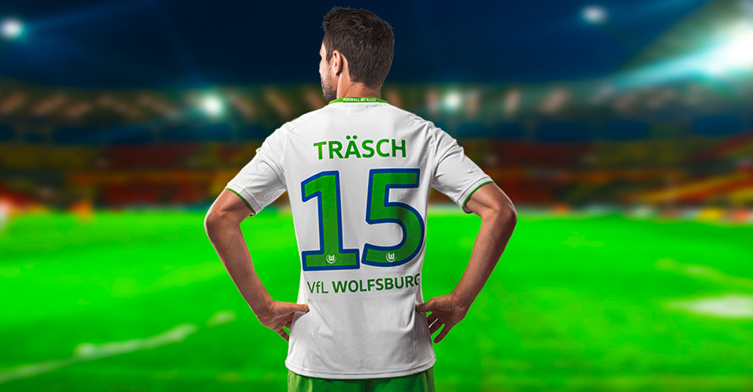 Träsch Wolfsburg Trikot   Träsch Wolfsburg Trikot