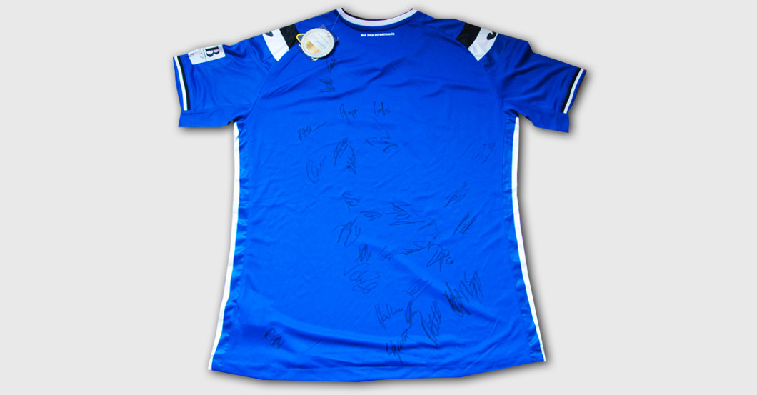 Trikot Bielefeld signiert   Trikot Bielefeld signiert