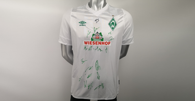 Trikot Bremen signiert   Trikot Bremen signiert