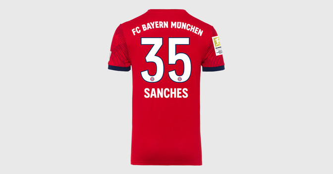 Trikot FCB Sanches   Trikot FCB Sanches