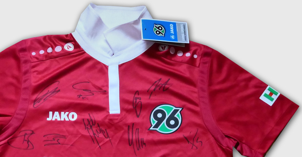 Trikot Hannover signiert   Trikot Hannover signiert