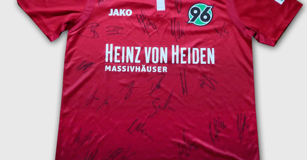 Trikot Hannover signiert   Trikot Hannover signiert