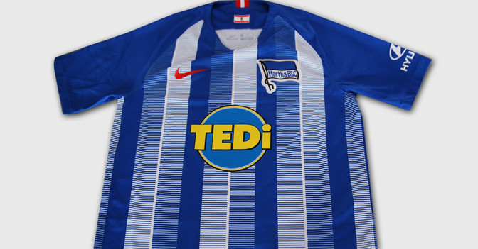 Trikot Hertha signiert   Trikot Hertha signiert