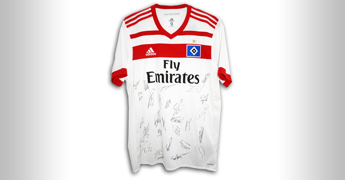 Trikot HSV signiert   Trikot HSV signiert