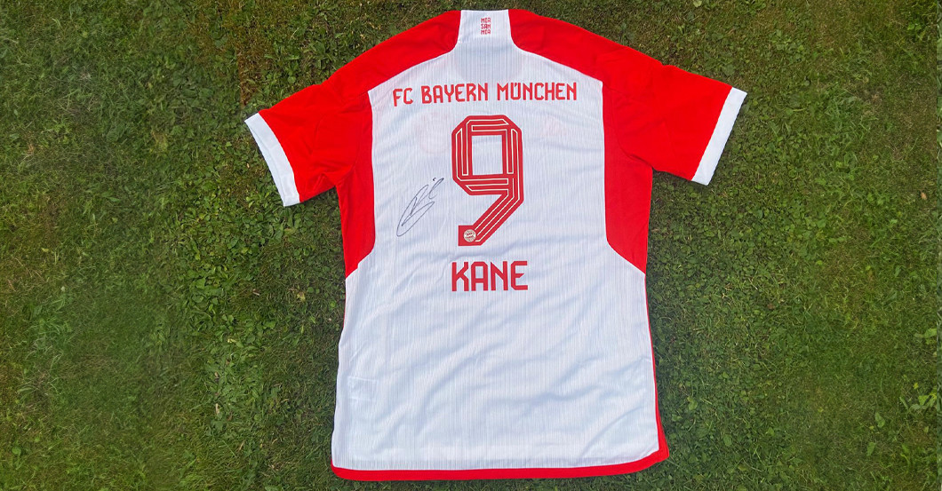 Trikot Kane Signiert   Trikot Kane Signiert