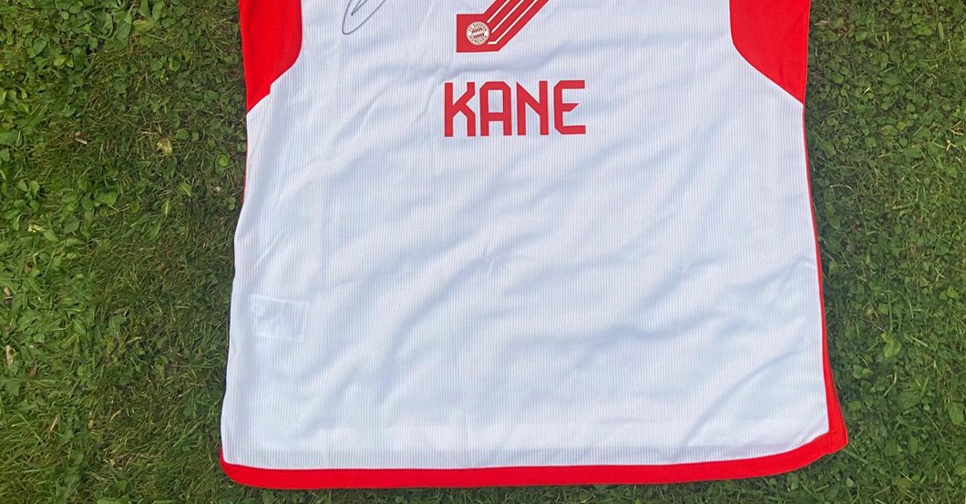 Trikot Kane Signiert   Trikot Kane Signiert
